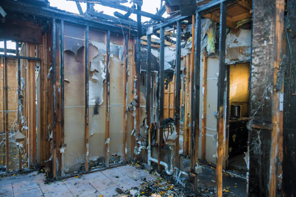Professional Fire Board Up technician working in Oakton, VA